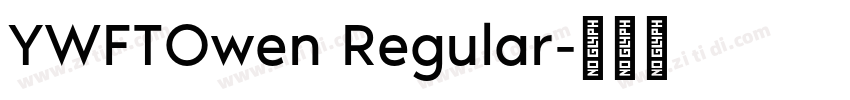YWFTOwen Regular字体转换